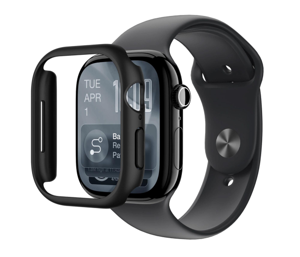 AmazingThing Minimal Apple Watch Series 11 46mm czarne - 1483842 - zdjęcie